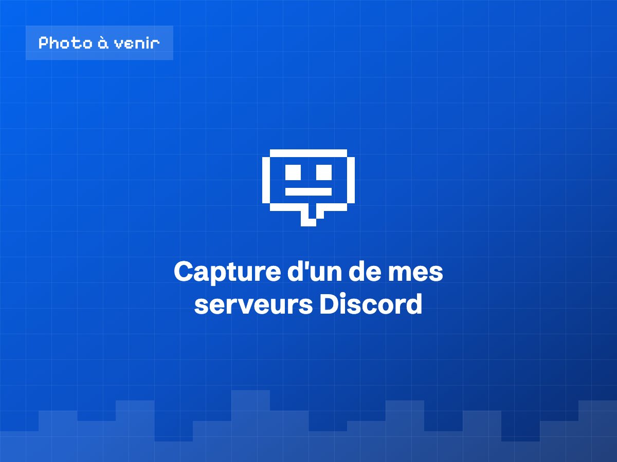 Capture d'écran d'un serveur Discord communautaire créé par Tyméo SEKKAL